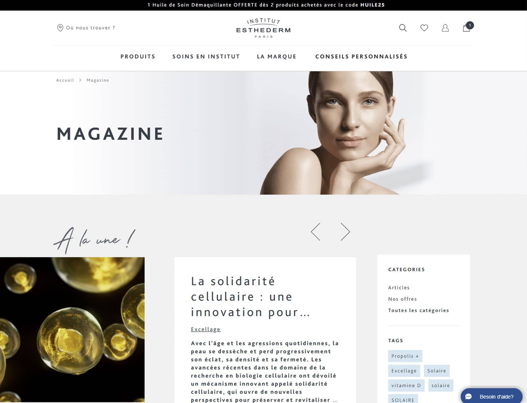 Esthederm : Magazine