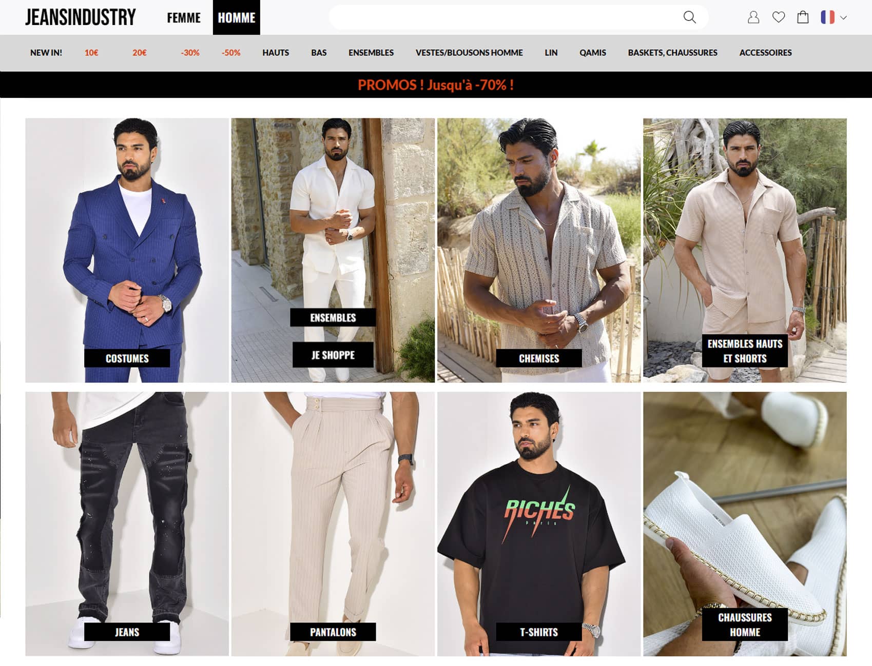 Jeans Industry : Page d’accueil Homme